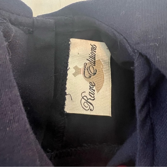 Navy Blue Sailor Dress with White Trim size 4T - Picture 4 of 5